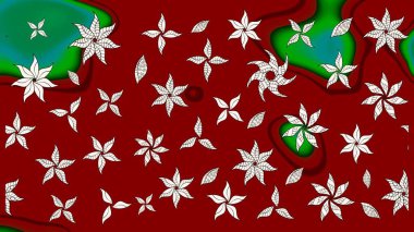 Tekstil, kumaş, kapaklar, duvar kağıtları, baskı, naylon, koleksiyon defteri, örgü, dekupaj için güzel bir eskiz. Küçük kırmızı ve nötr çiçeklerle oldukça kaliteli besin torbası deseni.