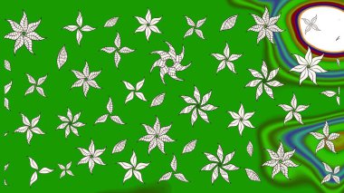 Of doodle elements. Hand drawn Raster illustration. Sketch flower pattern can be used for wallpaper, website background, wrapping paper, invitation, flyer, banner or website.