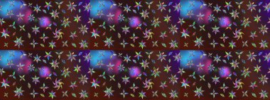 Şekil verilmiş çiçeklerle eskiz deseni. Çiçek deseni duvar kağıdı, desen dolguları ve web sayfası arka planı için kullanılabilir. Süslü zentangle çizim dokusu, soyut çiçeklerle süslenmiş..