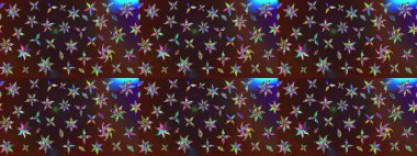 Motley illüstrasyonu. Küçük çiçekte güzel bir desen. Moda baskıları için zarif bir şablon. Çiçekli yaz çiçekleri. Küçük renkli çiçekler. Çizim.