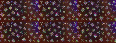 Raster illüstrasyonu. Çiçeğin suluboya çizimlerinin mükemmel deseni. Eski model. Moda baskısı. Suluboya çizim kalıbı. Dekorasyon ve tasarım için güzel desen.