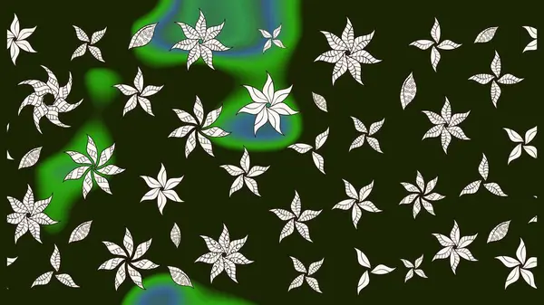 Halk tarzı. Moda baskıları için zarif bir şablon. Modern çiçek arkaplanı. Parlak renkli çiçekleri olan ve gri ve nötr renklerde yaprakları olan inanılmaz bir çiçek deseni..