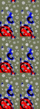 Moda baskısı. Dekorasyon ve tasarım için güzel bir desen. Suluboya çizim kalıbı. Eski model. Çiçeğin suluboya çizimlerinin zarif deseni.