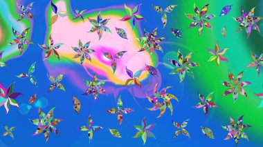 Karalama elementleri. Çizim çiçek deseni duvar kağıdı, web sitesi arka planı, ambalaj kağıdı, davetiye, broşür, afiş veya web sitesi için kullanılabilir. El çizimi Raster illüstrasyonu.