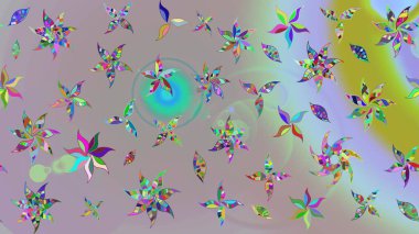 Raster Güzel kumaş deseni. Çiçek arkaplan ile soyut zarafet çizim deseni.