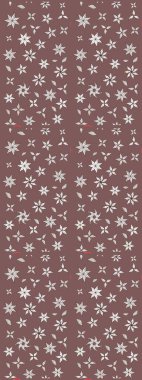 Raster çiçek desenleri çiziyor. Vadinin çiçekleri kahverengi ve nötr renklerde.