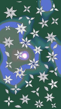 Büyük bir çiçek boyası seti. Kartlar, davetiyeler, tarih kartları ve daha fazlası için kullanılabilir. Raster şirin suluboya çiçek deseni çizimi.