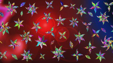 Çiçek arkaplanlı soyut zarafet eskiz deseni. Raster Güzel kumaş deseni.