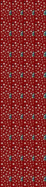 Kırmızı ve nötr renklerde şirin çiçekler. Raster illüstrasyonu. Moda baskısı, albüm, ambalaj kağıdı ve duvar kağıdı için zarif dekoratif süslemeler. Küçük çiçekli basit bir çiçek çizimi..