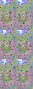 Düz Çiçek Elementleri Tasarımı. Renkli Bahar Teması eskiz kalıbı. Çiçek desenli eskiz, yaz çiçekleri. Tarafsız ve mavi renkte çiçekler.