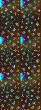 Of doodle elements. Hand drawn Raster illustration. Sketch flower pattern can be used for wallpaper, website background, wrapping paper, invitation, flyer, banner or website.