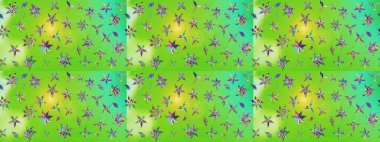 Moda baskısı. Eski model. Dekorasyon ve tasarım için güzel bir desen. Suluboya çizim kalıbı. Çiçeğin suluboya çizimlerinin zarif deseni.