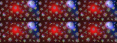 Küçük bir çiçekte eskiz deseni. Hoş bir çiçek geçmişi var. Güzel kumaş deseni. Raster illüstrasyonu.