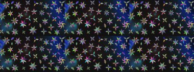 Raster illüstrasyonu. Renkli Bahar Teması eskiz kalıbı. Düz Çiçek Elementleri Tasarımı. Çiçek deseni. Chichi kumaş deseni çiz.