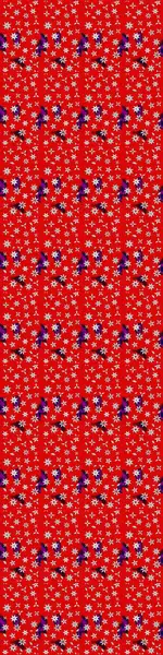 Kırmızı ve nötr renklerde şirin çiçek desenleri. Düz Çiçek Elementleri Tasarımı. Renkli Bahar Teması eskiz kalıbı. Raster Modaya uygun kumaş deseni.