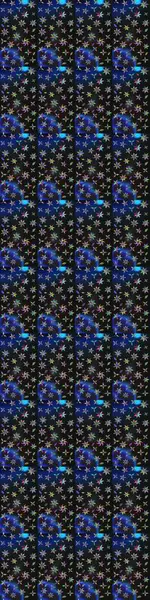 Güzel kumaş deseni. Doodle çiçekler ve dalları, otlar ve çiçekler. Raster Illustration. El çizilmiş.