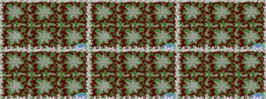 Çiçek deseni. Duvar kâğıdı barok, İspanyol kumaşı. Kusursuz raster arka plan. Kahverengi ve bej renklerde altın elementler. Şekil grafik deseni.