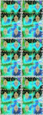 Çiçek deseni. Duvar kâğıdı barok, İspanyol kumaşı. Kusursuz raster arka plan. Kahverengi ve bej renklerde altın elementler. Şekil grafik deseni.