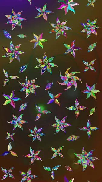 Güzel suluboya yaz çiçekleri deseni..