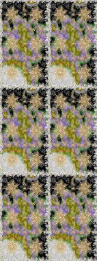 Çiçek deseni. Duvar kâğıdı barok, İspanyol kumaşı. Kusursuz raster arka plan. Kahverengi ve bej renklerde altın elementler. Şekil grafik deseni.