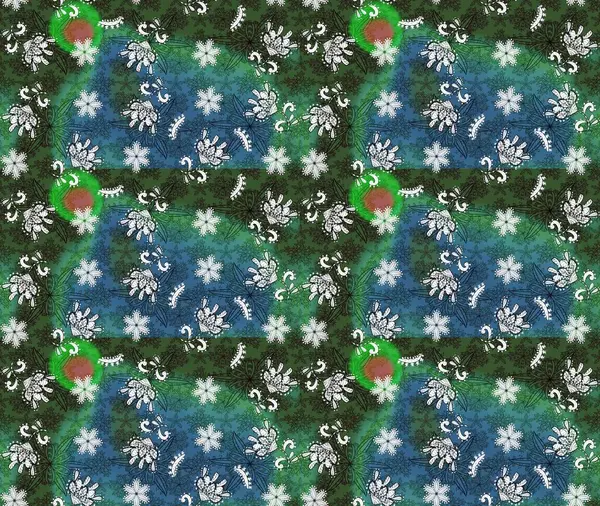 Raster. Düz Çiçek Elementleri Tasarımı. Renkli Bahar Teması çizim şablonu.