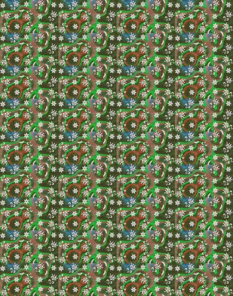 Paketleme, tekstil, duvar kâğıdı için çiçek eskizi. Yumuşak fayans. Raster 'ın taze dokusu. Klasik çiçek desenli. Yumuşak pamuk tasarımı.