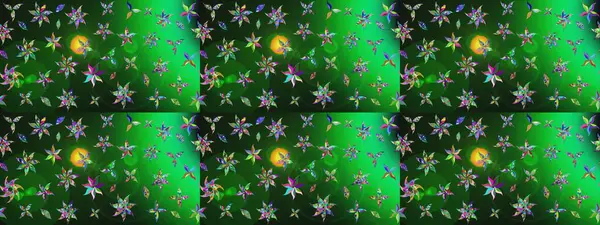 Süslü kumaş deseni. Çiçekli çiçek deseni, suluboya. Raster deseni.