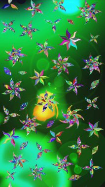 Kızılderili desenli desenli desenli şal deseni. Raster Henna dövme stili. Tekstil, tebrik kartı, boyama kitabı, telefon kılıfı baskısı için kullanılabilir. Etnik Mandala süsü.