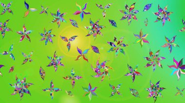 Tatil havası. Bahar mevsimi. Nazik romantik baskı. Raster güzel bir çiçek deseni çiziyor..