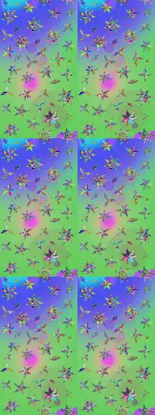 Raster illüstrasyonu. Güzel kumaş deseni. Küçük bir çiçekte eskiz deseni. Güzel çiçek arkaplanı..