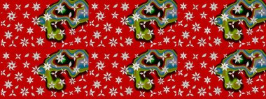 Raster Henna dövme stili. Tekstil, tebrik kartı, boyama kitabı, telefon kılıfı baskısı için kullanılabilir. Etnik Mandala süsü. Hint çiçekli desenli şal desenli..