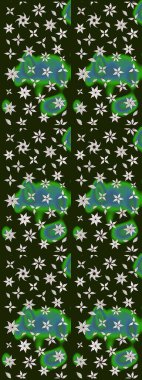 Parlak elementlerin. El çizimi Raster çizimi. Çizim çiçek deseni duvar kağıdı, web sitesi arkaplanı, paket kağıdı, davetiye, broşür, pankart veya web sitesi için kullanılabilir.