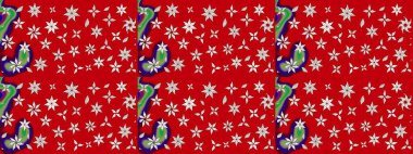 Çiçekli eskiz deseni. Kırmızı ve nötr renklerde çiçekler. El çizimi. Suluboya çizimi.