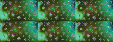 Raster Hip kumaş deseni. Eskiz Vintage Çiçek Deseni.