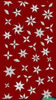 Renkli Bahar Teması eskiz kalıbı. Çiçek deseni. Raster güzel kumaş deseni çiziyor. Düz Çiçek Elementleri Tasarımı.