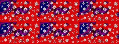 Parlak elementlerin. Çizim çiçek deseni duvar kağıdı, web sitesi arka planı, ambalaj kağıdı, davetiye, broşür, afiş veya web sitesi için kullanılabilir. El çizimi Raster illüstrasyonu.