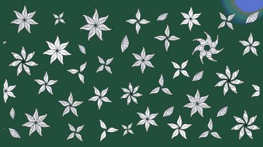 Arkaplan dokusu, duvar kağıdı, yeşil ve nötr renklerde çiçek teması. Kabile sanatı boho baskısı, klasik çiçek arkaplanı. Soyut etnik raster çizim kalıbı.