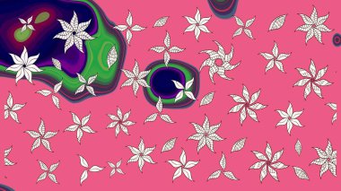 Zarif, parlak ve eskiz pembe ve nötr çiçek deseni tasarımı. Sabıka baskıları, bebek kıyafetleri, duvar kâğıtları, paket kutuları vb..