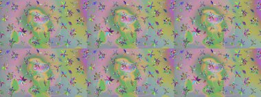 Tebrik kartı geçmişi, boyama kitabı, arkaplan ve tekstil için kullanılabilir. Raster Henna tarzı. Etnik Mandala havlusu. Sınır Kızılderili çiçekli paisley patten. Taslak süsleme izi.