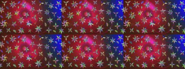 Raster çiçekleri klasik tarzda çizilmiş. Çiçekli yumuşak bir eskiz şekli. Kibar, bahar çiçekleri kırmızı ve kahverengi renklerde. Raster illüstrasyonu.