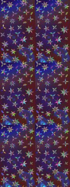 Suluboya çizim kalıbı. Mor renkli çiçekler ve suluboya tarzda mor renkler. Çiçek izi.