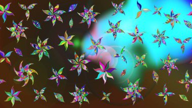 Çiçek deseni duvar kağıdı, desen dolguları ve web sayfası arka planı için kullanılabilir. Süslü zentangle çizim dokusu, soyut çiçeklerle süslenmiş. Şekillendirilmiş çiçekli çizim deseni.