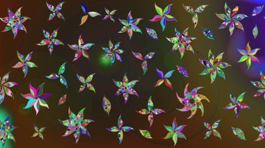 Raster Güzel kumaş deseni. Çiçek arkaplan ile soyut zarafet çizim deseni.