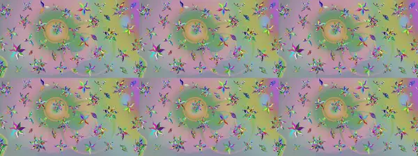 Elle boyanmış suluboya resim çizimleri, çiçekler ve bitkiler. Tarafsız ve yeşil renkte çiçekler.