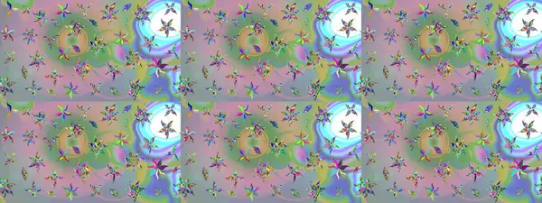 Tarafsız ve yeşil renkli çiçekler suluboya stilinde. Tarafsız ve yeşil renkte çiçekli çiçek deseni çiz.