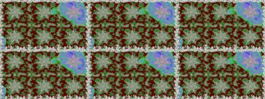 Çiçek deseni. Duvar kâğıdı barok, İspanyol kumaşı. Kusursuz raster arka plan. Kahverengi ve bej renklerde altın elementler. Şekil grafik deseni.