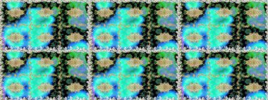 Çiçek deseni. Duvar kâğıdı barok, İspanyol kumaşı. Kusursuz raster arka plan. Kahverengi ve bej renklerde altın elementler. Şekil grafik deseni.