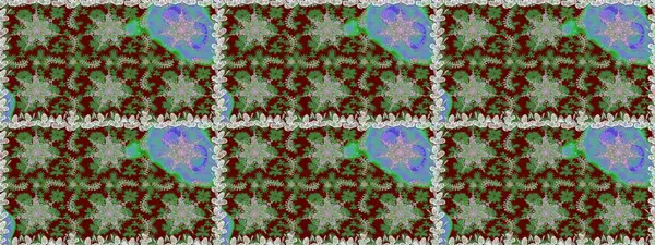 Çiçek deseni. Duvar kâğıdı barok, İspanyol kumaşı. Kusursuz raster arka plan. Kahverengi ve bej renklerde altın elementler. Şekil grafik deseni.