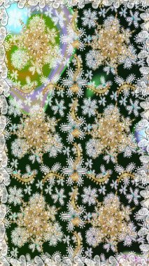 Gri renkli ve altın elementli klasik, pürüzsüz desen. Noel 2019, kar tanesi, yeni yıl.