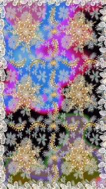 Kusursuz çiçek deseni. Gri renklerde grafiksel, modern, pürüzsüz desen. Kusursuz raster arka plan. Duvar kâğıdı barok, İspanyol kumaşı.